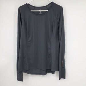 Noble Outfitters Black Long Sleeved Lightweight Equestrian Pullover Riding Shirt